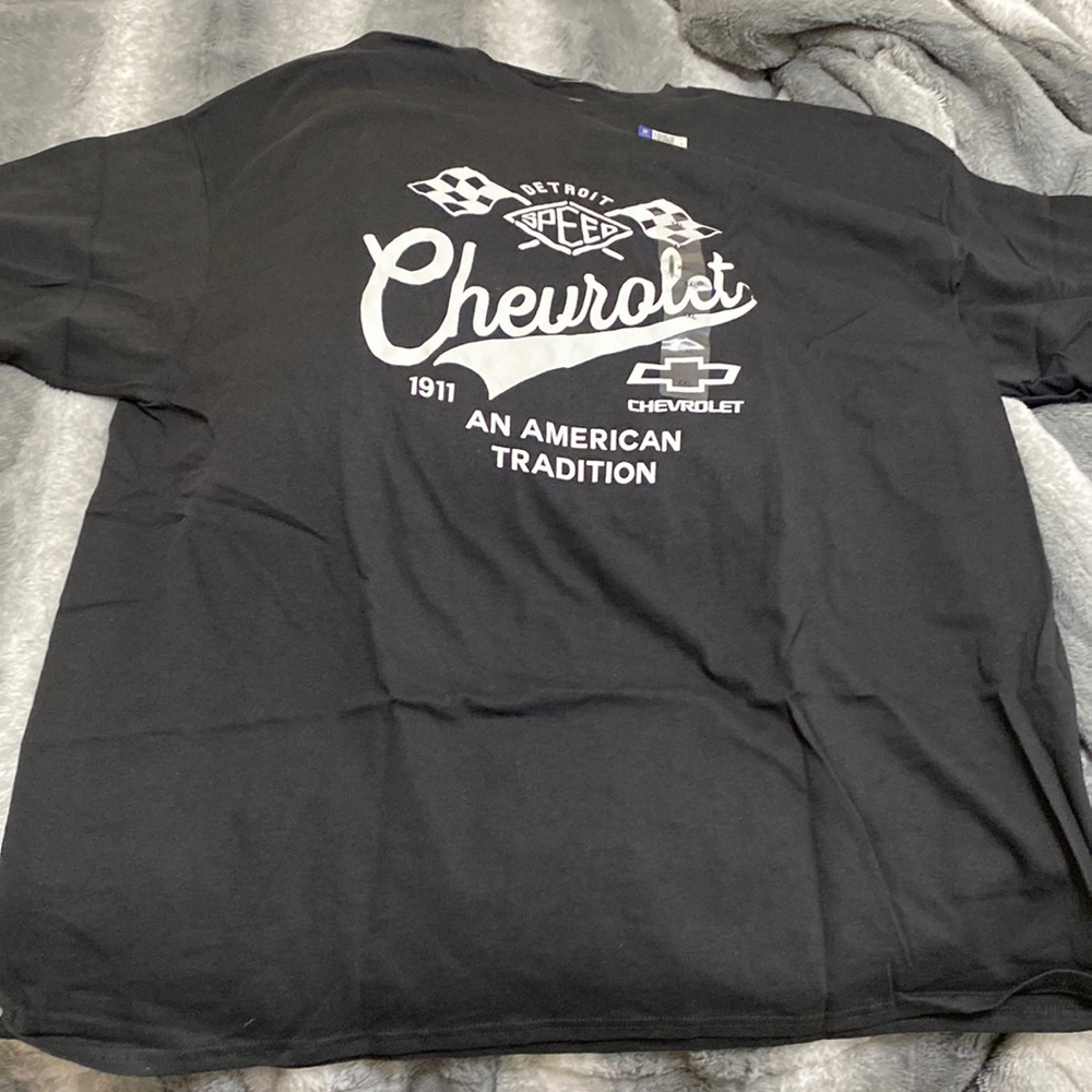 New Chevrolet  Black Shirt Authentic Chevy Made